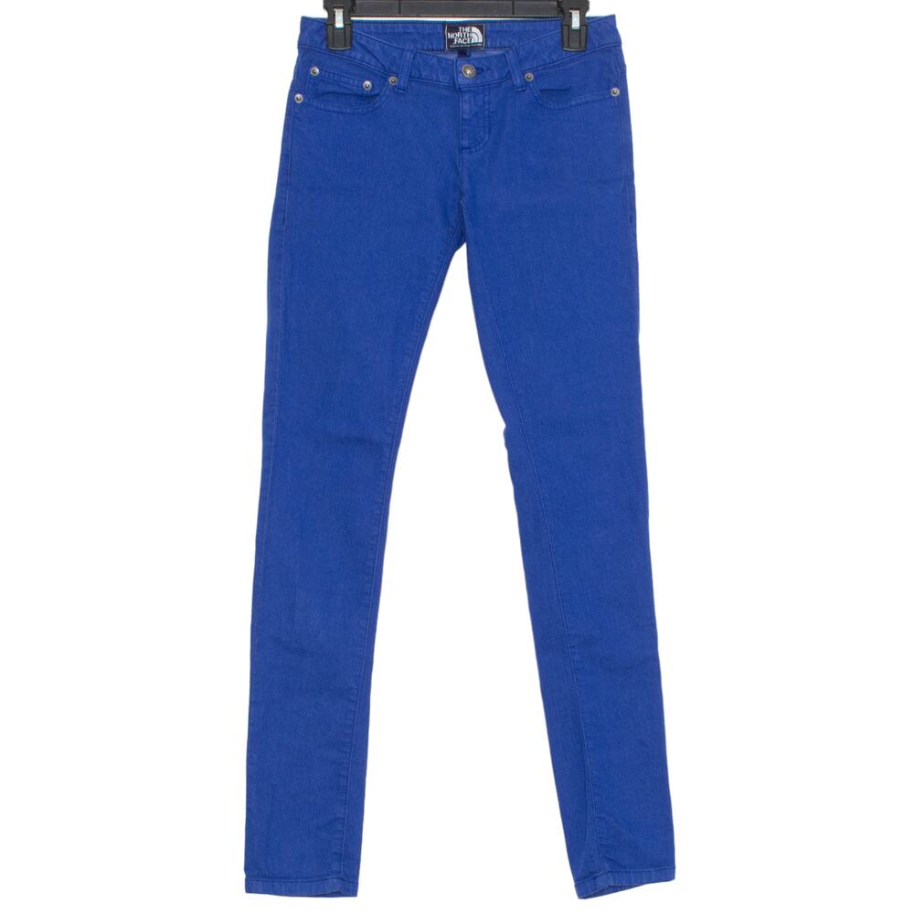 NWT The North Face Womens Jeans Valencia Matchstick Zip Fly Blue Size 0 BD